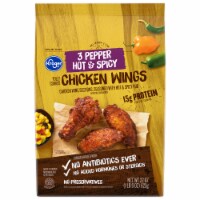 Kroger® Frozen Fully Cooked 3 Pepper Hot & Spicy Chicken Wings Perspective: Main