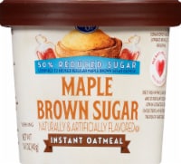 Kroger® Reduced Sugar Maple Brown Sugar Instant Oatmeal Cup Perspective: Main