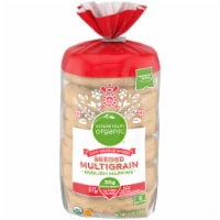 Simple Truth Organic® 100% Whole Wheat Seeded Multigrain English Muffins Perspective: Main