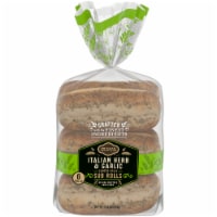 Private Selection™ Italian Herb & Garlic Sub Rolls Perspective: Main