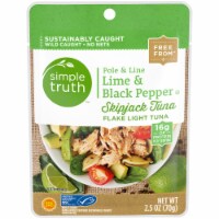 Simple Truth™ Pole & Line Lime & Black Pepper Skipjack Tuna Pouch