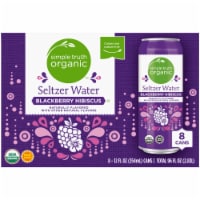 Simple Truth Organic™ Blackberry Hibiscus Flavored Seltzer Water Cans