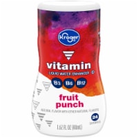 Kroger® Fruit Punch Vitamin Liquid Water Enhancer Perspective: Main