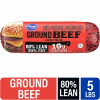 Kroger® 80/20 Ground Beef Roll 5 LB Perspective: Main