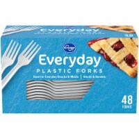 Kroger® Everyday Plastic Forks - White Perspective: Main