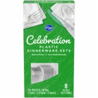 Kroger® Celebration Plastic Dinnerware Sets Perspective: Main
