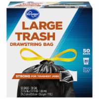 Kroger® Large Drawstring 30 Gallon Trash Bags