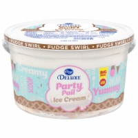 Kroger® Deluxe Party Pail Fudge Swirl Flavored Ice Cream