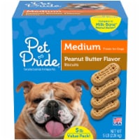 Peanut Butter Flavor Medium Dog Treats 