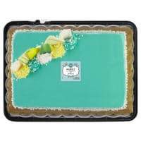 Bakery Fresh Quarter-Sheet Marble Cake with Whipped Icing Perspective: Main