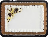 Bakery Fresh Goodness Chocolate Drip White Sheet Cake with Whippy Icing