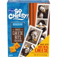 Kroger® So Cheesy! Reduced Fat Baked Cheese Bits Crackers Perspective: Main