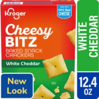 Kroger® Baked Cheesy Bitz White Cheddar Cheese Crackers Perspective: Main