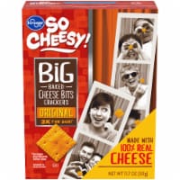Kroger® So Cheesy! Original Big Baked Cheese Bits Crackers Perspective: Main