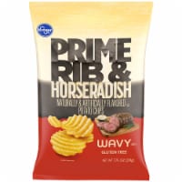 Kroger® Prime Rib & Horseradish Wavy Potato Chips Perspective: Main