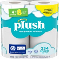 Plush Double Roll Bath Tissue Perspective: Main