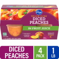 Kroger® Yellow Cling Diced Peaches Fruit Cups