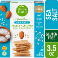 Simple Truth­® Gluten Free Sea Salt Rice & Almond Crisps Crackers Perspective: Main