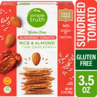 Simple Truth® Sundried Tomato Rice & Almond Crisps Crackers Perspective: Main