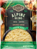 Private Selection® Alpine Blend Swiss & Gruyere Thick Cut Shredded Cheese