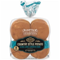 Private Selection® Country Style Potato Extra Large Sandwich Buns Perspective: Main