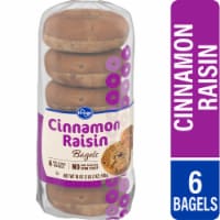 Kroger® Cinnamon Raisin Pre-Sliced Bagels