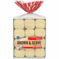 Kroger® White Brown And Serve Enriched Dinner Rolls Perspective: Main