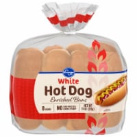 Kroger® Enriched White Hot Dog Buns Perspective: Main
