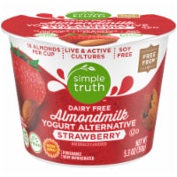 Simple Truth Strawberry Almond Milk Yogurt Cup