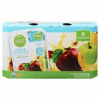 Simple Truth Organic® Apple-Solutely Fabulous Flavored Juice Drink Pouches Perspective: Main