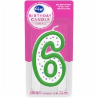 Kroger® Numeral #6 Birthday Candle Perspective: Main