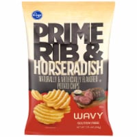 Kroger® Prime Rib & Horseradish Wavy Potato Chips Perspective: Main