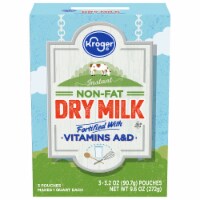 Kroger® Instant Non-Fat Dry Milk Pouches Perspective: Main
