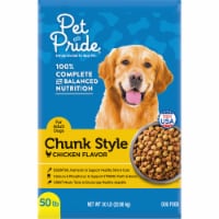 Pet Pride Chunk Style Chicken Flavor Dry Dog Food 50 lb Fred Meyer
