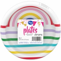 Kroger® Entertainment Essentials Modern Rainbow 7-Inch Party Paper Plates