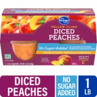 Kroger® No Sugar Added Yellow Cling Diced Peaches