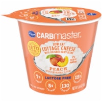 Kroger® CarbMaster™ Peach Low Fat Cottage Cheese Perspective: Main
