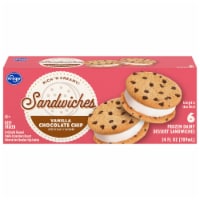 Kroger® Big Wheels Chocolate Chip Cookie Ice Cream Sandwiches
