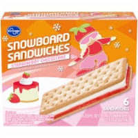 Kroger® Strawberry Cheesecake Frozen Dairy Dessert Sandwiches Perspective: Main