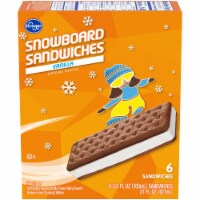 Kroger® Vanilla Ice Cream Snowboard Sandwiches Perspective: Main