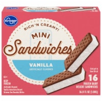 Kroger® Vanilla Mini Ice Cream Snowboard Sandwiches