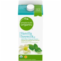Simple Truth Organic® Dairy Free Organic Vanilla Soy Milk Half Gallon Perspective: Main