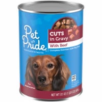Pet Pride Cuts in Gravy with Beef Wet Dog Food