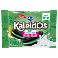 Kroger® Kaleidos Mint Double Filled Chocolate Sandwich Cookies Perspective: Main