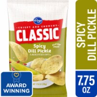 Kroger® Spicy Dill Pickle Potato Chips Perspective: Main