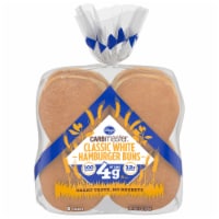 Kroger® CarbMaster® Classic White Hamburger Buns Perspective: Main