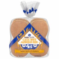 Kroger® CarbMaster® Classic White Hamburger Buns Perspective: Main