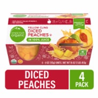 Simple Truth Organic™ Yellow Cling Diced Peaches