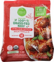Simple Truth Organic™ Grass-Fed Beef Italian Style Frozen Meatballs