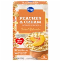 Kroger® Peaches & Cream Naturally Flavored Instant Oatmeal Pouches